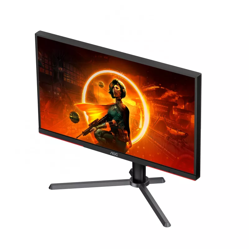 AOC G3 Q27G3XMN/BK kompiuterio monitorius 68,6 cm (27 col.) 2560 x 1440 pikselių 2K Ultra HD LED juodas, raudonas