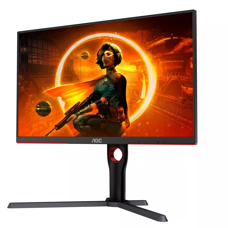AOC G3 Q27G3XMN/BK kompiuterio monitorius 68,6 cm (27 col.) 2560 x 1440 pikselių 2K Ultra HD LED juodas, raudonas
