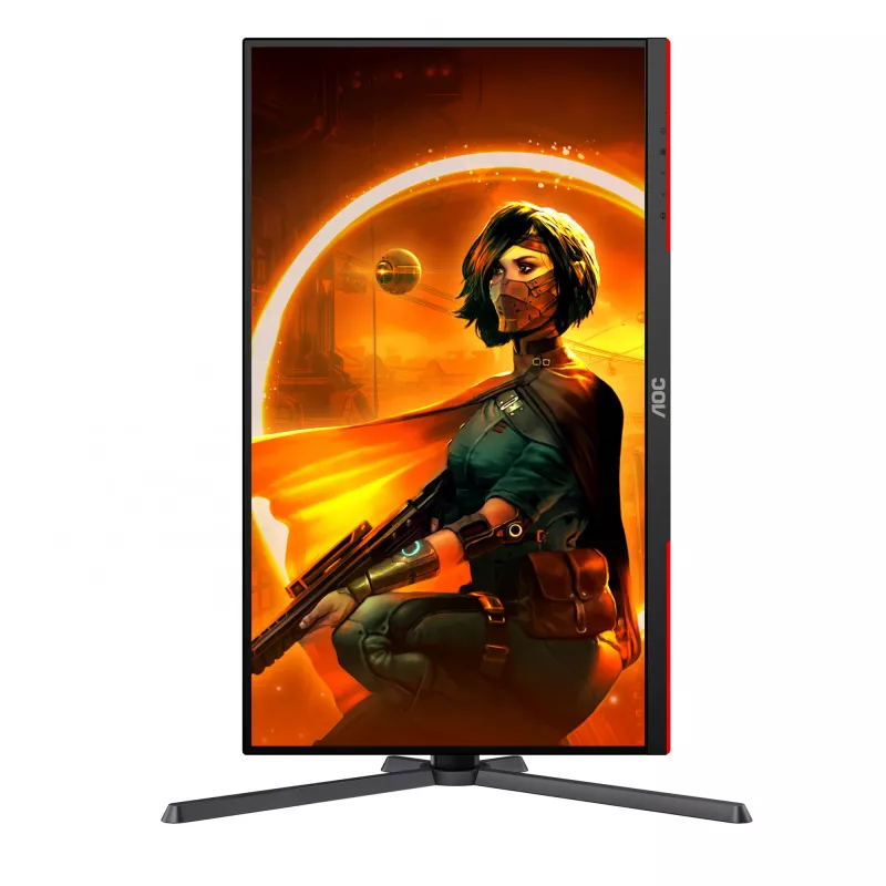 AOC G3 Q27G3XMN/BK kompiuterio monitorius 68,6 cm (27 col.) 2560 x 1440 pikselių 2K Ultra HD LED juodas, raudonas