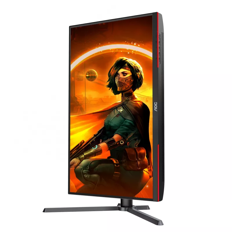 AOC G3 Q27G3XMN/BK kompiuterio monitorius 68,6 cm (27 col.) 2560 x 1440 pikselių 2K Ultra HD LED juodas, raudonas