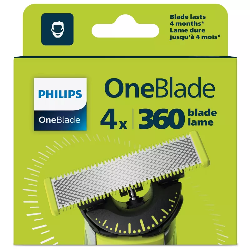Philips OneBlade QP440/50 360 laipsnių atsarginė galvutė