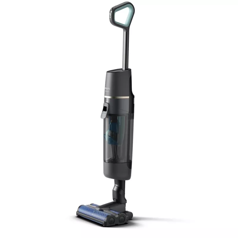 Philips XW7110 belaidis siurblys, baterija, sausam ir šlapiam valymui, be maišelio, šampano, pilka