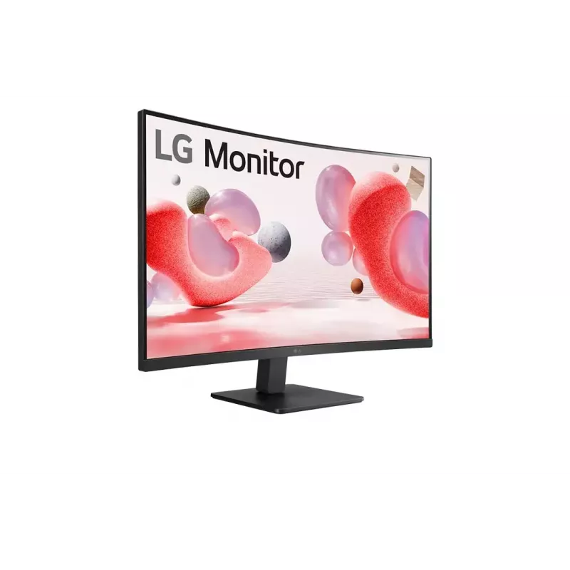 Monitorius LG 32MR50C-B, 31,5 colio Full HD (1920 x 1080), VA lenktas skydelis, 5 ms, 250 cd/m², 3000:1 kontrastas, 178° žiūrėjimo kampai, juodas