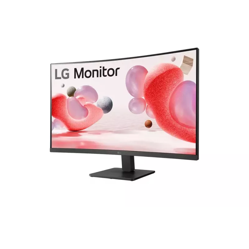 Monitorius LG 32MR50C-B, 31,5 colio Full HD (1920 x 1080), VA lenktas skydelis, 5 ms, 250 cd/m², 3000:1 kontrastas, 178° žiūrėjimo kampai, juodas