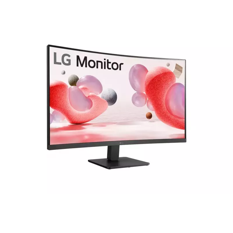 Monitorius LG 32MR50C-B, 31,5 colio Full HD (1920 x 1080), VA lenktas skydelis, 5 ms, 250 cd/m², 3000:1 kontrastas, 178° žiūrėjimo kampai, juodas