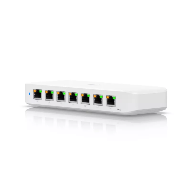 UBIQUITI NETWORKS UniFi Switch USW-Ultra-60W 8 prievadų GbE PoE+ maitinamas per GbE++ įvestį 60W