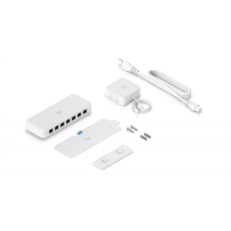 UBIQUITI NETWORKS UniFi Switch USW-Ultra-60W 8 prievadų GbE PoE+ maitinamas per GbE++ įvestį 60W