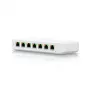 Valdomas komutatorius UBIQUITI USW-Ultra L2, 8x Gigabit PoE prievadai, 7 PoE, 42 W biudžetas, DC/PoE, 16 Gbit/s komutavimas