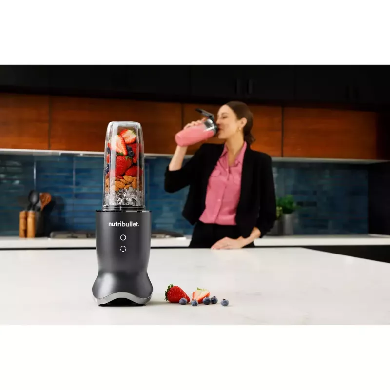 NutriBullet NB1206DGCC 0,9 L stacionarus trintuvas 1200 W juoda, permatoma