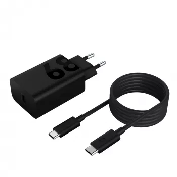 Vidinis įkroviklis Lenovo ZG38C05739, 68 W, USB-C PD, 1 prievadas, juodas, maitinamas iš kintamosios srovės