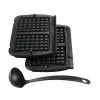 Vaflinė plokštė Tefal XA7248 aliuminis, skirta OptiGrill Elite GC7508, suderinamas priedas