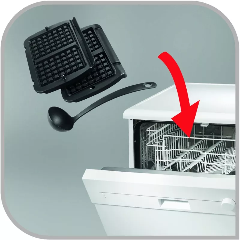 Vaflinė plokštė Tefal XA7248 aliuminis, skirta OptiGrill Elite GC7508, suderinamas priedas