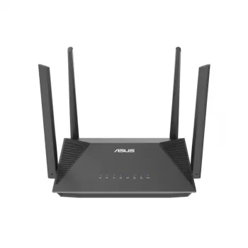ASUS RT-AX52 AX1800 AiMesh belaidis maršrutizatorius Gigabit Ethernet Dviejų juostų (2,4 GHz / 5 GHz) Juodas