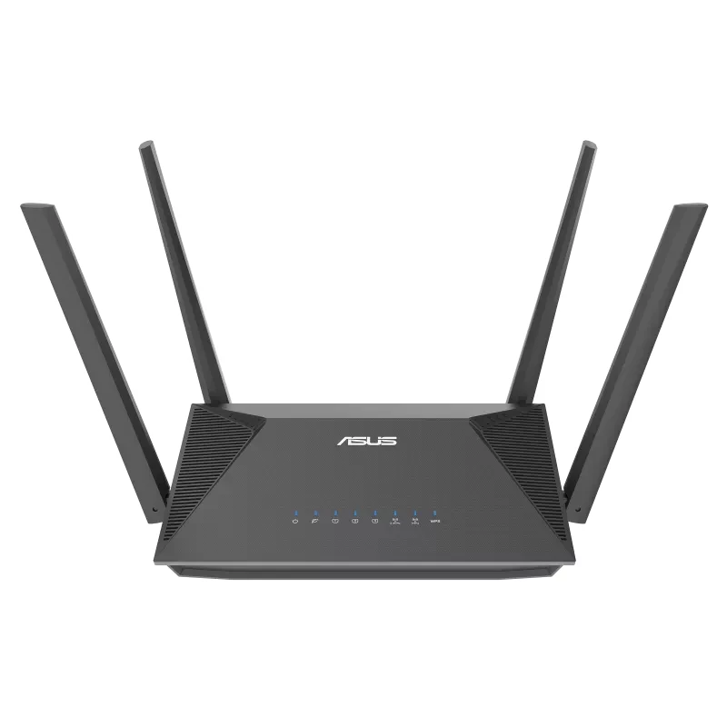 ASUS RT-AX52 AX1800 AiMesh belaidis maršrutizatorius Gigabit Ethernet Dviejų juostų (2,4 GHz / 5 GHz) Juodas