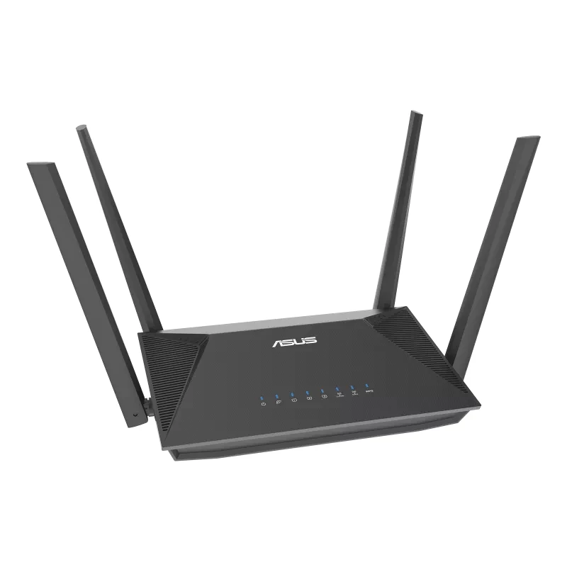 ASUS RT-AX52 AX1800 AiMesh belaidis maršrutizatorius Gigabit Ethernet Dviejų juostų (2,4 GHz / 5 GHz) Juodas