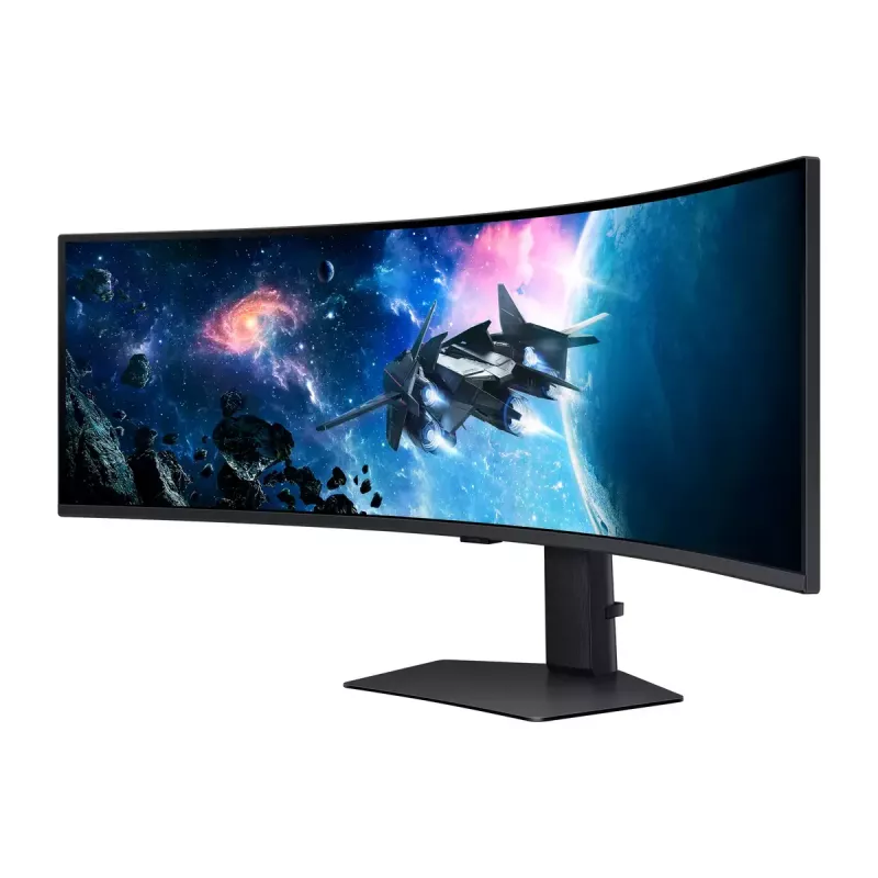 Samsung G95C kompiuterio monitorius 124,5 cm (49 colių) 5120 x 1440 pikselių Dual QHD LED juodas