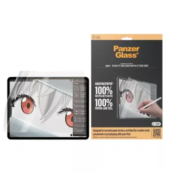 “PanzerGlass® GraphicPaper®” ekrano apsauga „iPad Air 13 inch (2024-2026 m.) | „iPad Pro 13 inch (2024-2025 m.) | itin platus pritaikymas