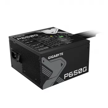 GIGABYTE GP-P650G maitinimo blokas 650 W 20+4 kontaktų ATX ATX juodas