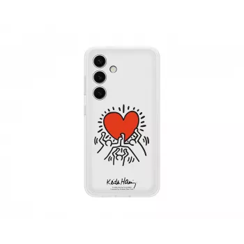 Samsung Suit dėklas White, Dangtelis, Samsung, Galaxy S24, 15,8 cm (6,2 colio), Raudona, Permatoma