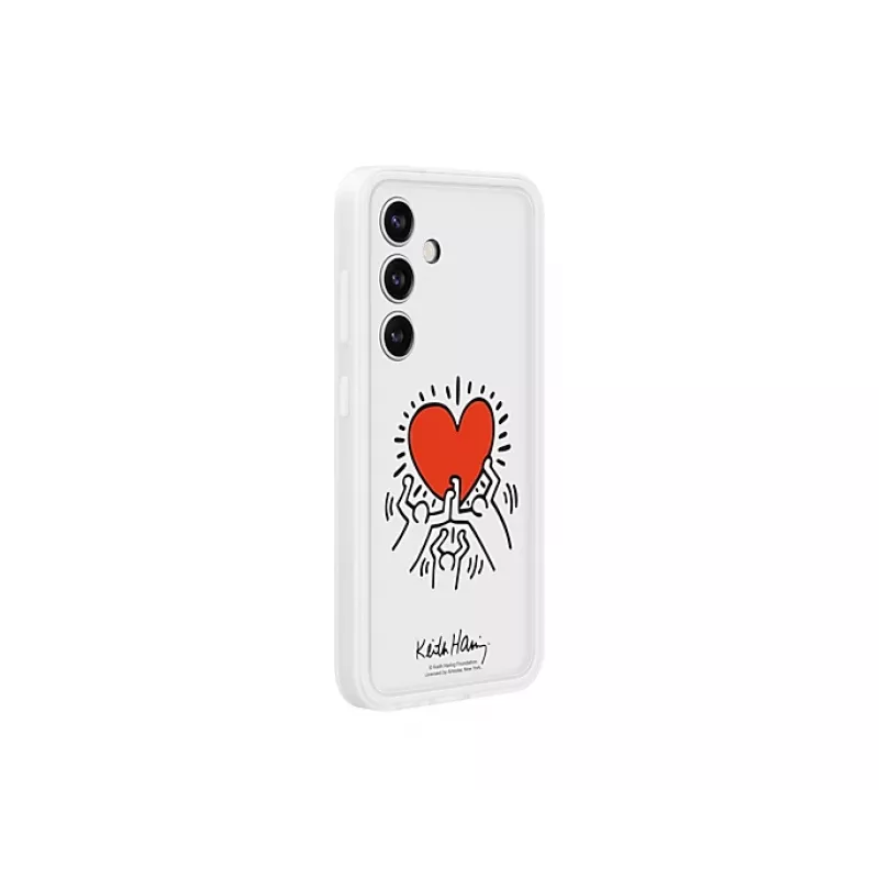 Samsung Suit dėklas White, Dangtelis, Samsung, Galaxy S24, 15,8 cm (6,2 colio), Raudona, Permatoma