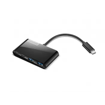 Lenovo GX91L84354 sąsajos šakotuvas USB 3.2 Gen 1 (3.1 Gen 1) Type-C 625 Mbit/s Juoda