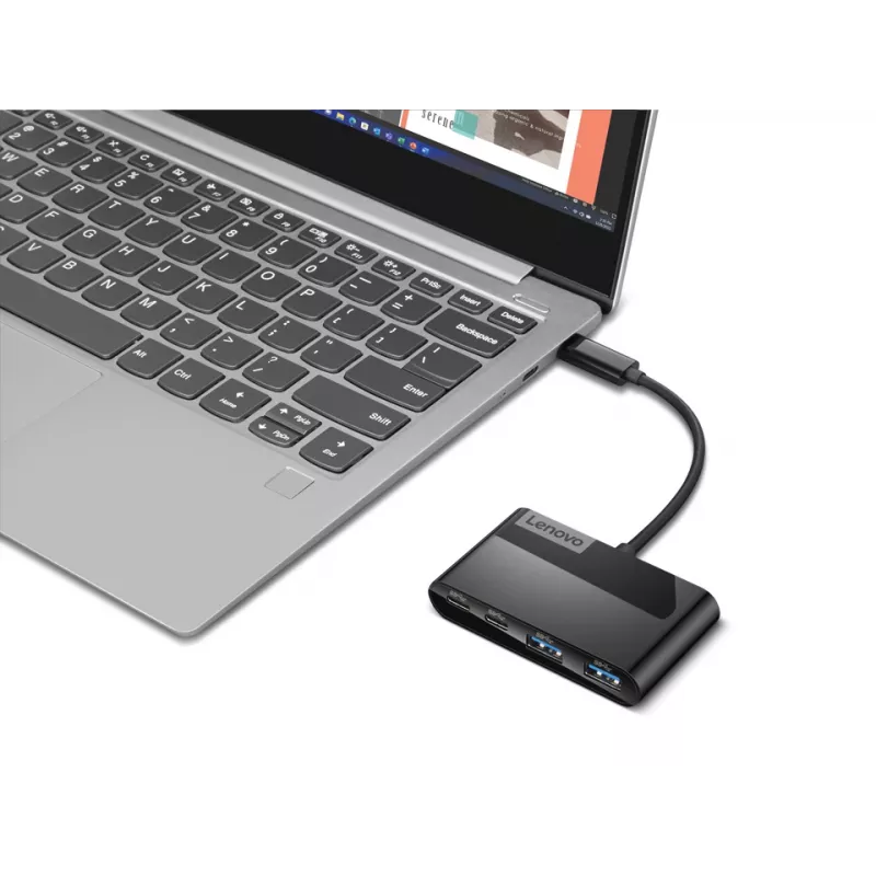 Lenovo GX91L84354 sąsajos šakotuvas USB 3.2 Gen 1 (3.1 Gen 1) Type-C 625 Mbit/s Juoda