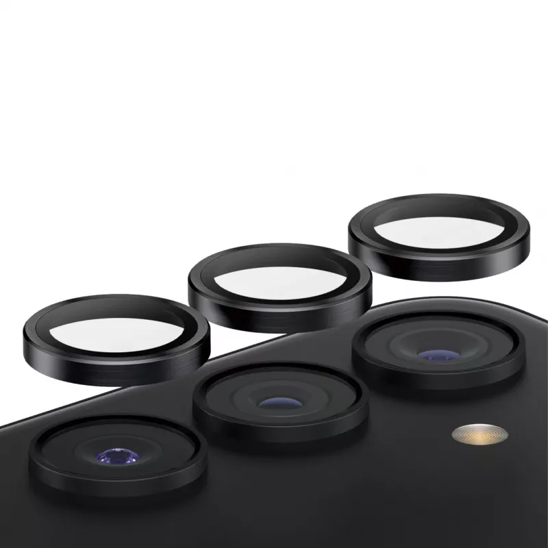 PanzerGlass ® Hoops® fotoaparato objektyvo apsauga juoda, skirta Samsung Galaxy S24 | S23 | S23+