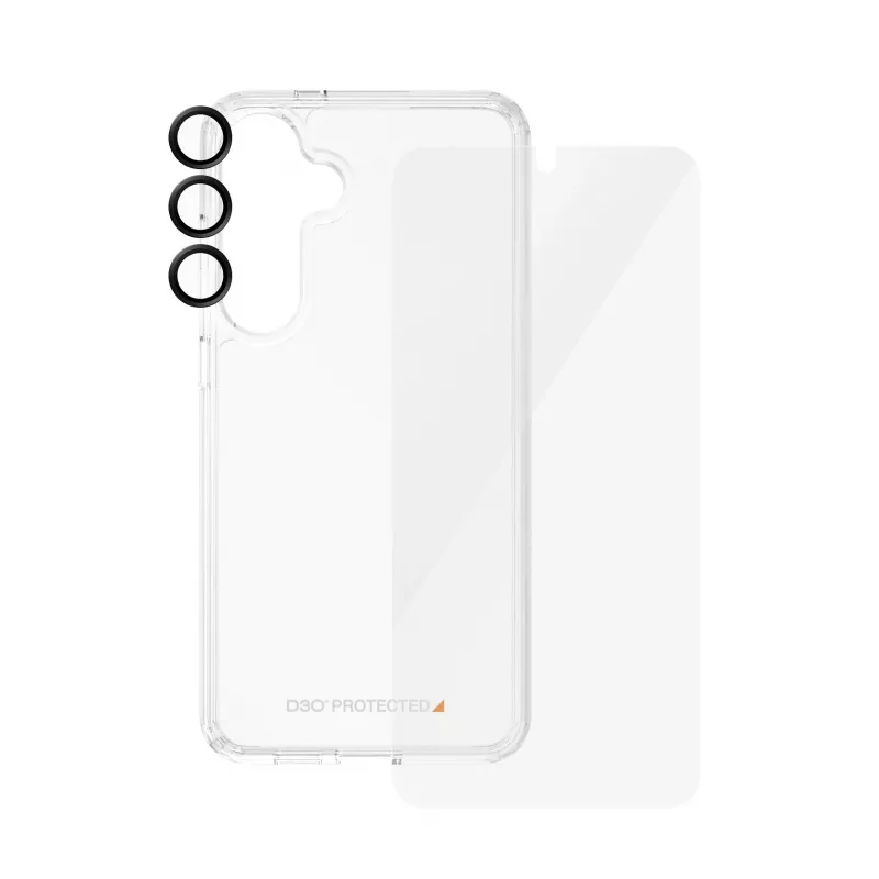 PanzerGlass ® 3-in-1 apsaugos rinkinys Samsung Galaxy S24+ | Ultra-Wide Fit su EasyAligner