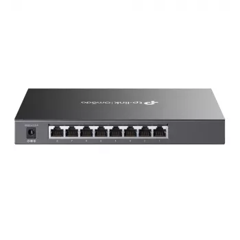TP-Link Omada 8 prievadų gigabito išmanusis komutatorius su 4 prievadų PoE+, valdomas, L2/L2+, gigabitas Ethernet (10/100/1000), maitinimas per Ethernet (PoE), montavimas į stovą