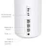 TP-Link 4G+ AX1500 Whole Home Mesh WiFi 6 šliuzas, baltas, vidinis, tinklinis maršrutizatorius, 190 m², dviejų juostų (2,4 GHz / 5 GHz), Wi-Fi 6 (802.11ax)