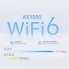 TP-Link 4G+ AX1500 Whole Home Mesh WiFi 6 šliuzas, baltas, vidinis, tinklinis maršrutizatorius, 190 m², dviejų juostų (2,4 GHz / 5 GHz), Wi-Fi 6 (802.11ax)