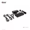 CLUB3D DisplayPort/HDMI KVM jungiklis/dokas 4K60Hz USB Type-C įvestims