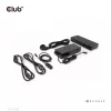 CLUB3D DisplayPort/HDMI KVM jungiklis/dokas 4K60Hz USB Type-C įvestims
