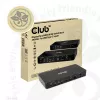 CLUB3D DisplayPort/HDMI KVM jungiklis/dokas 4K60Hz USB Type-C įvestims