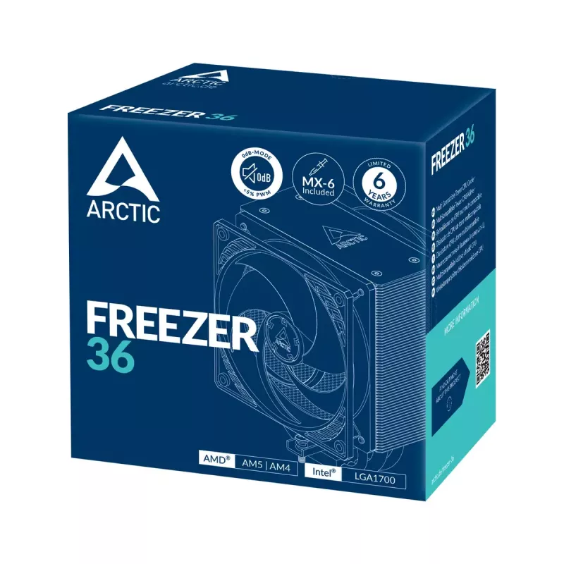 ARCTIC Freezer 36 Universalus bokštinis CPU aušintuvas