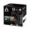 ARCTIC Freezer 36 A-RGB (Juoda) Daugiaplatformis bokštinis CPU aušintuvas su A-RGB