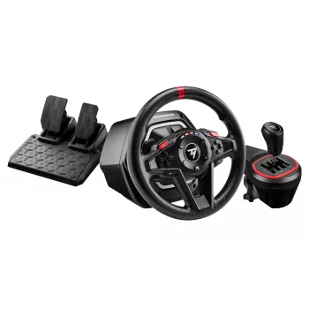Thrustmaster T128 Shifter Pack Juoda USB vairas + pedalai analoginiai PC, Xbox