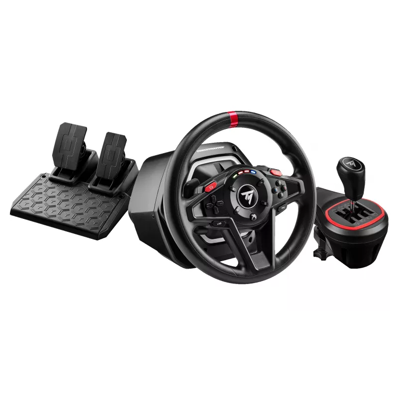Thrustmaster T128 Shifter Pack Juoda USB vairas + pedalai analoginiai PC, Xbox