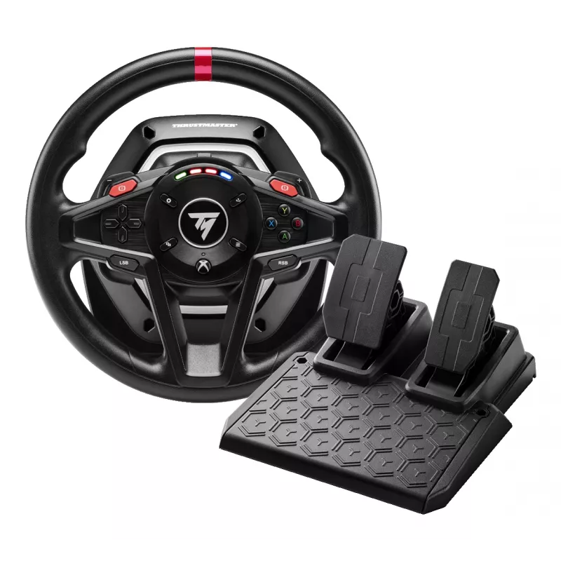 Thrustmaster T128 Shifter Pack Juoda USB vairas + pedalai analoginiai PC, Xbox