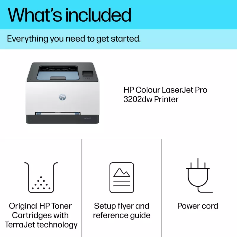 HP Color LaserJet Pro 3202dw, lazerinis, spalvotas, 600 x 600 DPI, A4, 25 ppm, dvipusis spausdinimas
