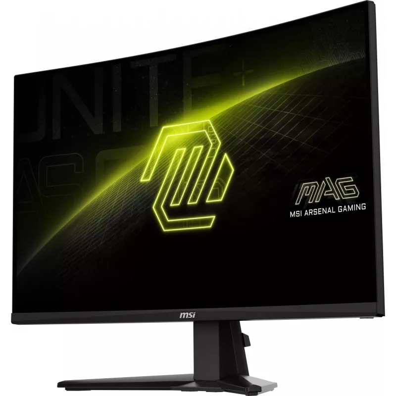 MSI MAG 27C6F kompiuterio monitorius 68,6 cm (27 col.) 1920 x 1080 pikselių Full HD LCD juodas