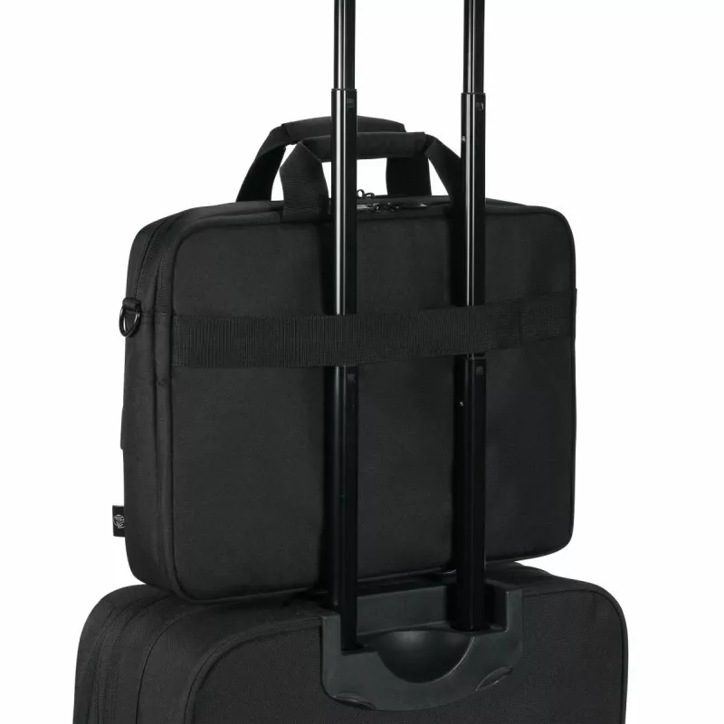 DICOTA Eco Top Traveller Core - 15-17.3in Nešiojamojo kompiuterio krepšys - Juodas / 300d 100% perdirbtas PET poliesteris