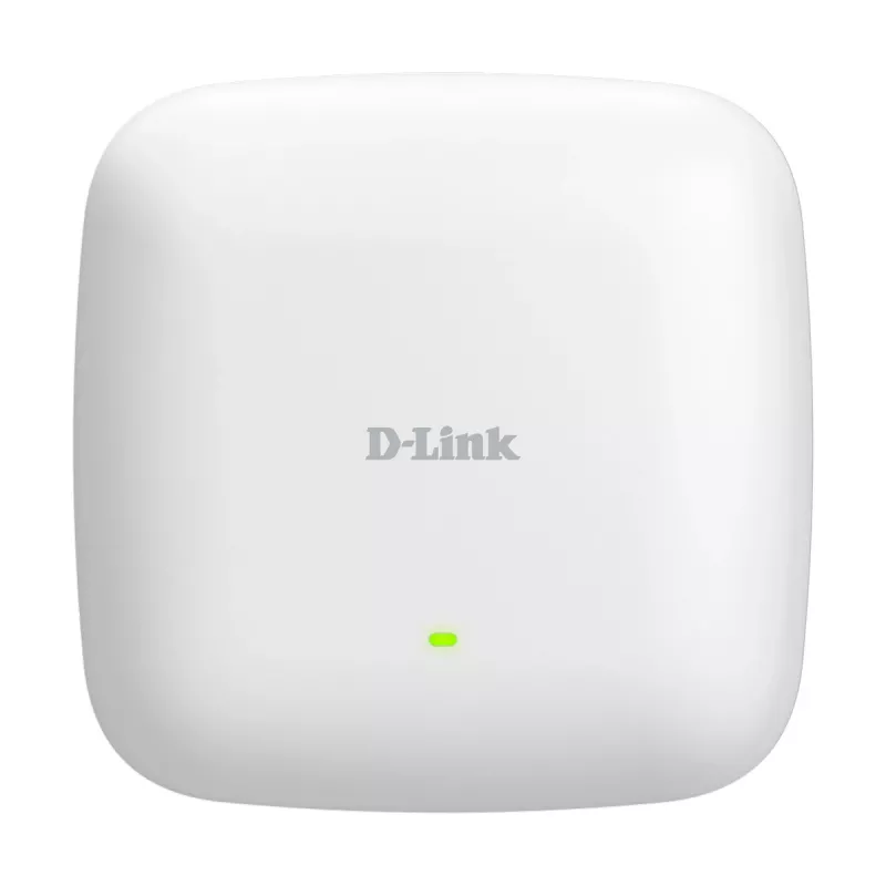 D-Link AX3000 Wi-Fi 6 dviejų juostų PoE prieigos taškas, 2.4 GHz, 5 GHz, 3000 Mbit/s, SNMP, SNMPv2, SNMPv3, WEP, WPA, WPA2, WPA3, 10,100,1000,2500 Mbit/s