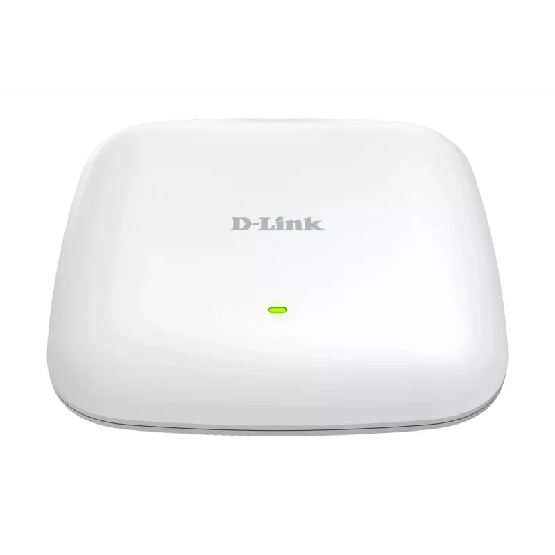 D-Link AX3000 Wi-Fi 6 dviejų juostų PoE prieigos taškas, 2.4 GHz, 5 GHz, 3000 Mbit/s, SNMP, SNMPv2, SNMPv3, WEP, WPA, WPA2, WPA3, 10,100,1000,2500 Mbit/s