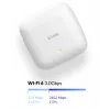 D-Link AX3000 Wi-Fi 6 dviejų juostų PoE prieigos taškas, 2.4 GHz, 5 GHz, 3000 Mbit/s, SNMP, SNMPv2, SNMPv3, WEP, WPA, WPA2, WPA3, 10,100,1000,2500 Mbit/s