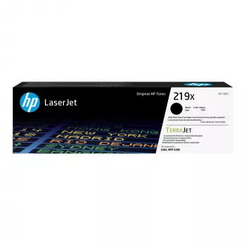 HP 219X didelės talpos juodas originalus „LaserJet“ kasečių rinkinys, 3200 puslapių, juoda, 1 vnt.
