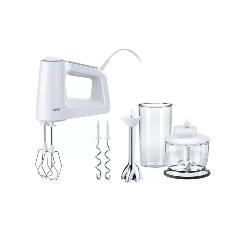 Braun MultiMix 3 HM 3137 WH rankinis plaktuvas 500 W balta