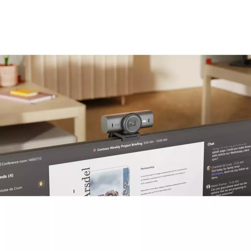 Internetinė kamera Logitech MX Brio 705 8.5 MP 4K Ultra HD USB 3.2