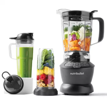 Stalinis trintuvas NUTRIBULLET NBF500DG — 1,9 L dubuo, 1200 W, ledo smulkinimas, sidabrinis
