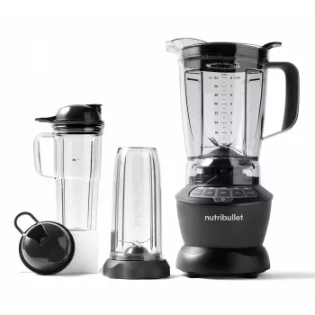 Stalinis trintuvas NUTRIBULLET NBF500DG — 1,9 L dubuo, 1200 W, ledo smulkinimas, sidabrinis